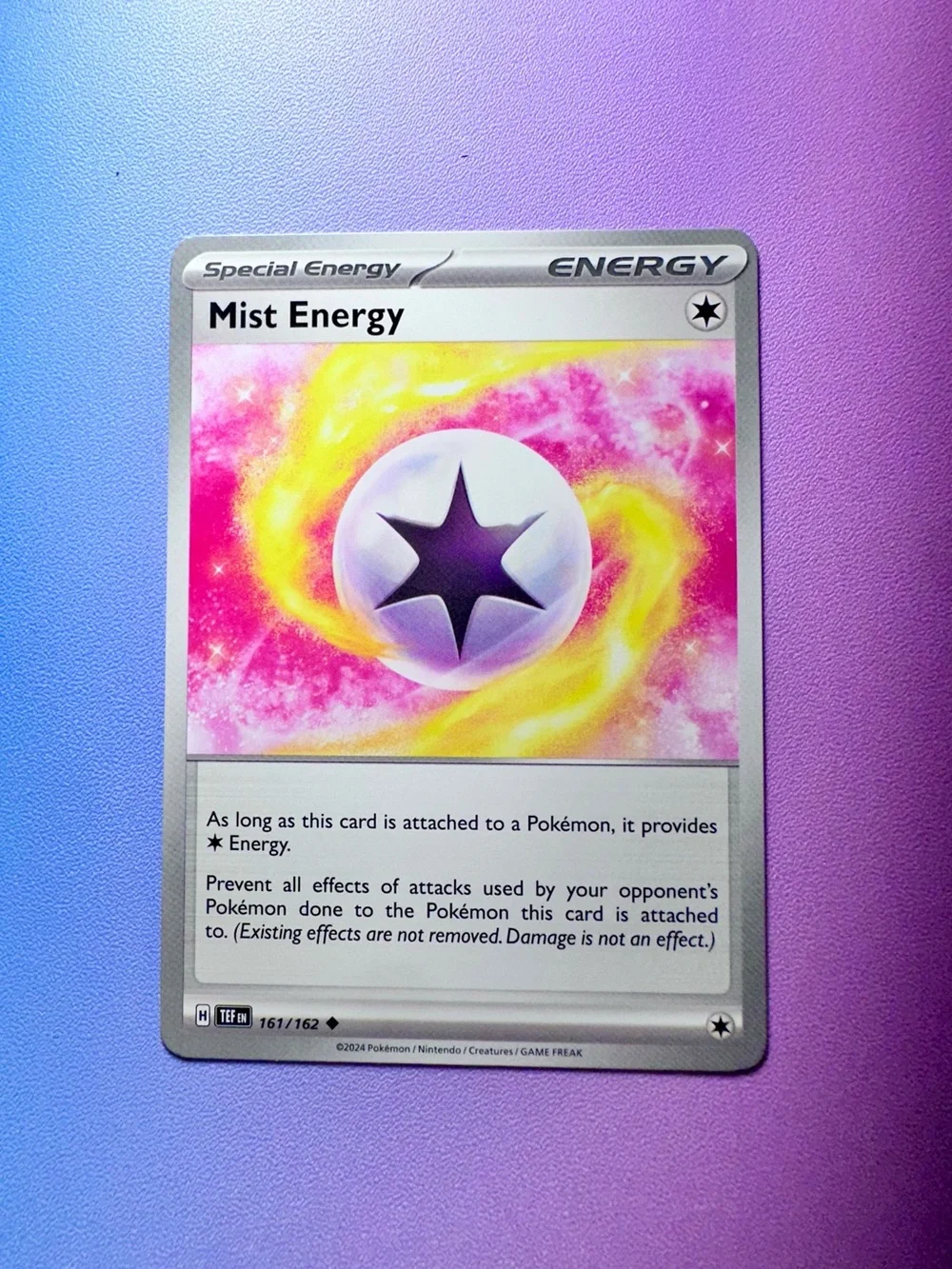 mist energy - 161/162 (uncommon) — pokémon: temporal forces